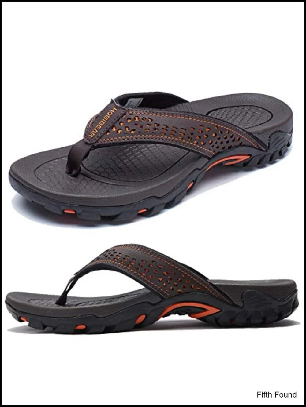 Mens Thong Sandals Arch Support Beach Flip Flop